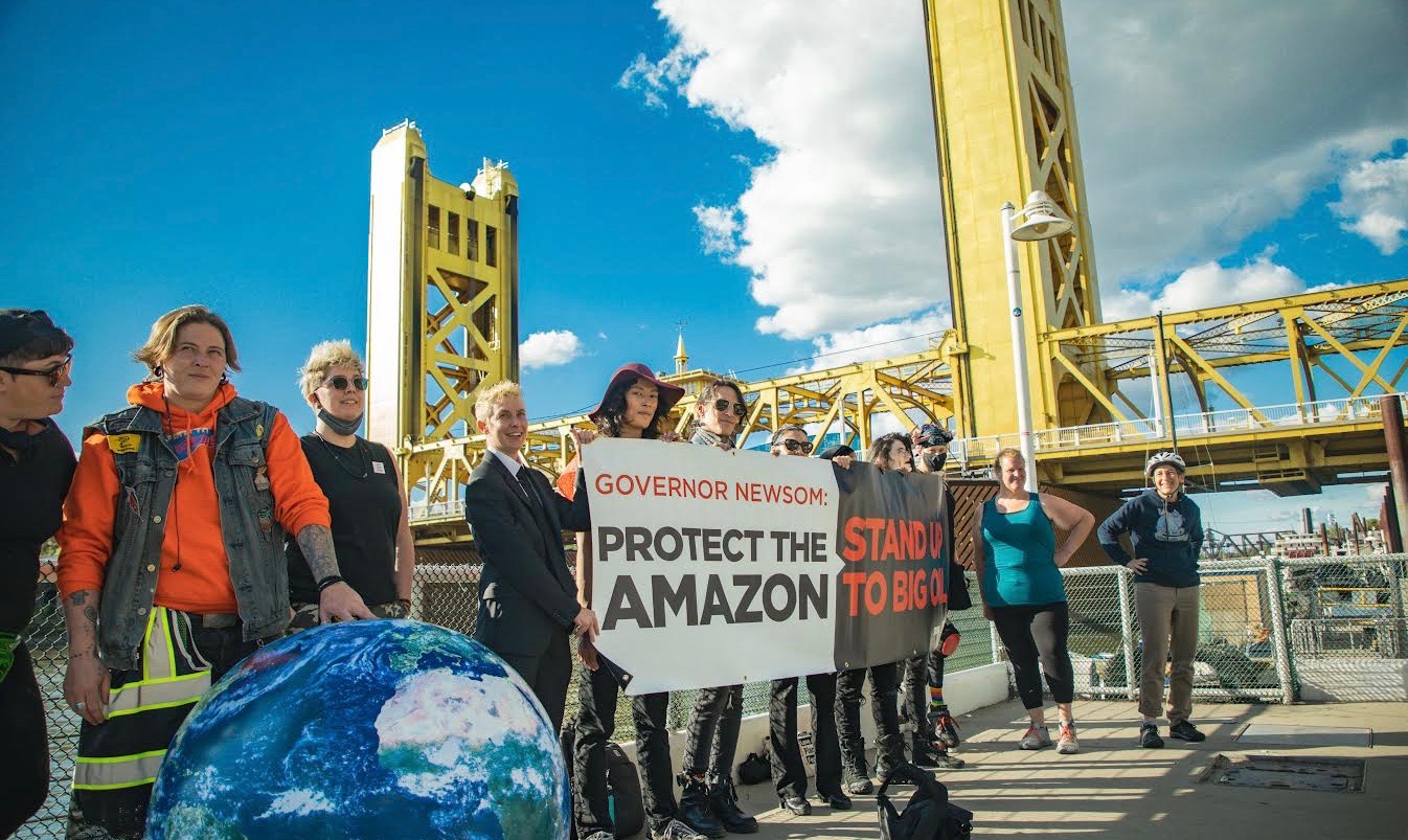 A stand in Sacramento: Stand.earth, Amazon Watch demand California end role in rainforest destruction • Sacramento News & Review