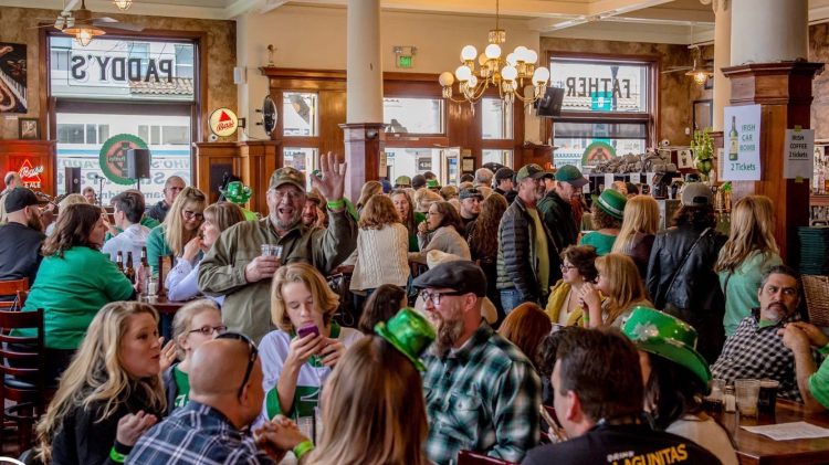 Image for display with article titled From its gleaming whiskey vault to the area’s biggest Celtic party, Father Paddy’s Pub in Woodland is a growing destination