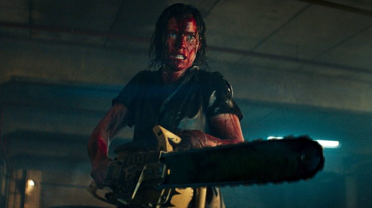 Image for display with article titled A dark ‘Evil Dead’: The latest film in the franchise feels a bit rote, but it delivers scares and gore