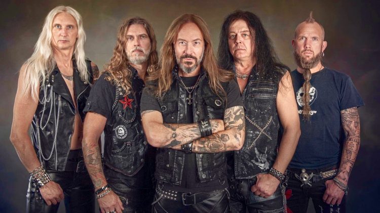 Image for display with article titled Swedish power metal mongers, Hammerfall, bring the hammer down on Goldfield Trading Post in Roseville June 4