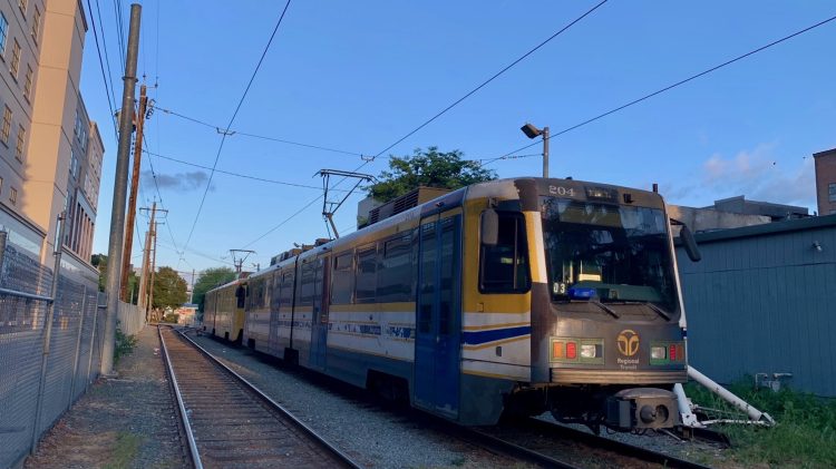 Image for display with article titled Stripping the grime and gears to go forward: SacRT plans revamp of its decrepit trains, causing delays