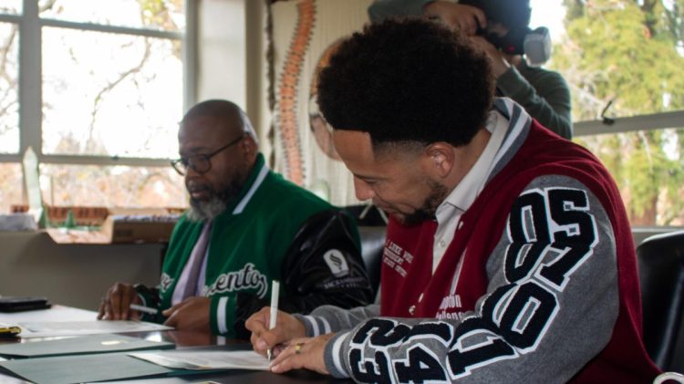 Image for display with article titled Sacramento State President Luke Wood Signs Memorandum With Compton College, Establishing Direct Pipeline to Attend CSU Campus