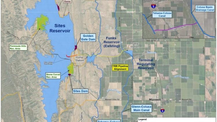 Image for display with article titled Sites Reservoir in the Sacramento Valley Remains a Second Environmental Battlefront Between Newsom and California Tribes and Conservation Groups