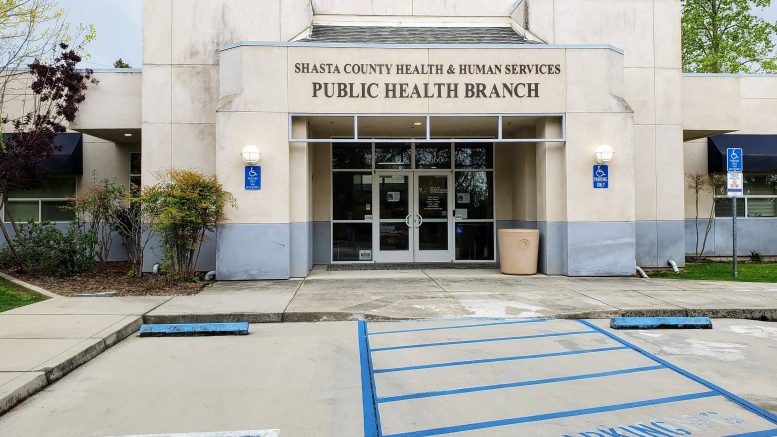 An exterior photo of Shasta County Health and Human Services' public health branch building.